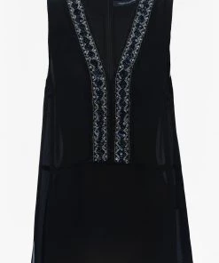 French Connection Karlo Drape Embellished Top Sale 9 French Connection Karlo Drape Embellished Top Sale