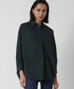 French Connection Shirts Rhodes Poplin Relaxed Fit Shirt