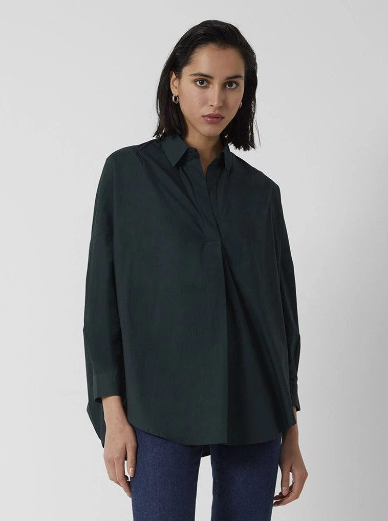 French Connection Shirts Rhodes Poplin Relaxed Fit Shirt 3 French Connection Shirts Rhodes Poplin Relaxed Fit Shirt