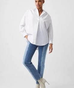 French Connection Shirts Rhodes Poplin Relaxed Fit Shirt