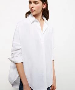 French Connection Shirts Rhodes Poplin Relaxed Fit Shirt