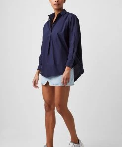 French Connection Shirts Rhodes Poplin Relaxed Fit Shirt