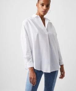 French Connection Shirts Rhodes Poplin Relaxed Fit Shirt