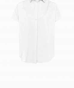 French Connection Shirts Cele Rhodes Poplin Short-Sleeved Shirt