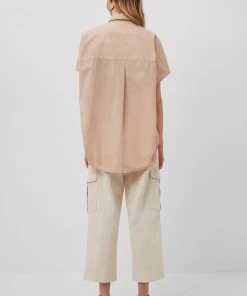 French Connection Cele Rhodes Poplin Short-Sleeved Shirt 10 French Connection Cele Rhodes Poplin Short-Sleeved Shirt