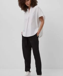 French Connection Shirts Cele Rhodes Poplin Short-Sleeved Shirt