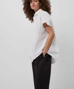 French Connection Shirts Cele Rhodes Poplin Short-Sleeved Shirt