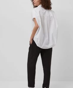 French Connection Shirts Cele Rhodes Poplin Short-Sleeved Shirt