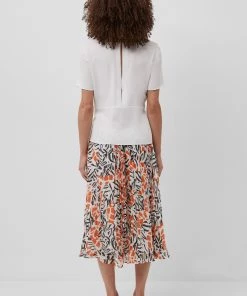 French Connection Emmy Crepe Gathered Top Last Chance To Buy