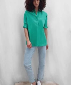 French Connection Sale Rhodes Organic Popover Shirt