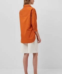 French Connection Sale Rhodes Organic Popover Shirt