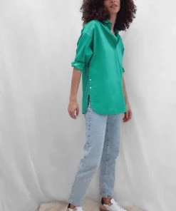 French Connection Sale Rhodes Organic Popover Shirt