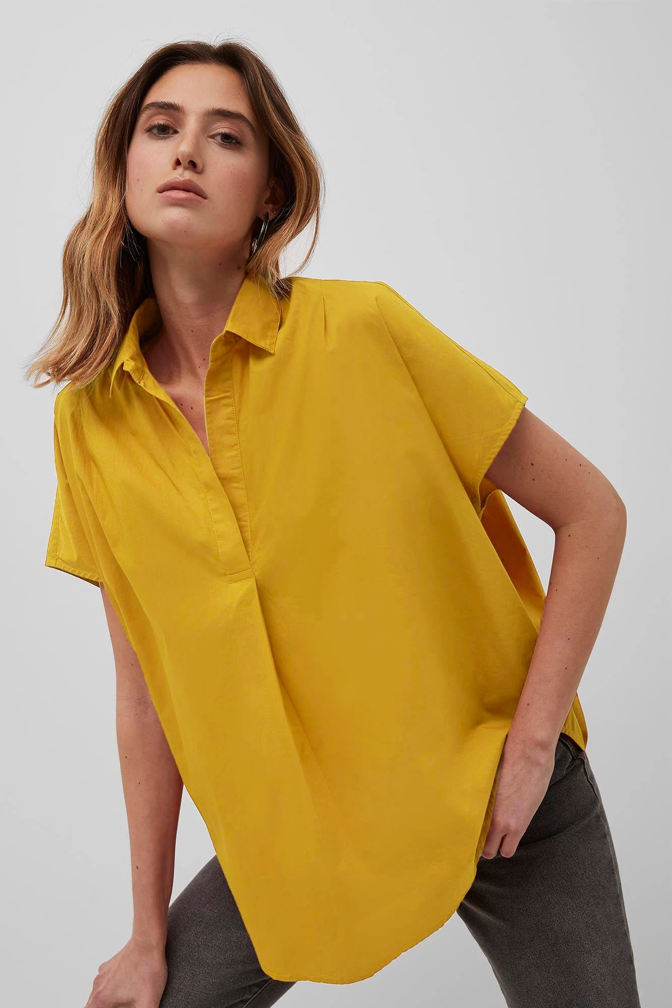 French Connection Cele Rhodes Short-Sleeved Shirt Sale 3 French Connection Cele Rhodes Short-Sleeved Shirt Sale