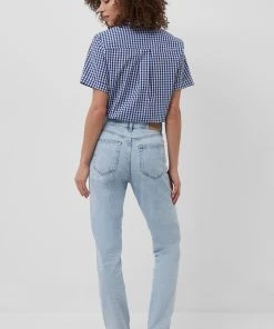 French Connection Reta Check Tie Front Shirt Last Chance To Buy