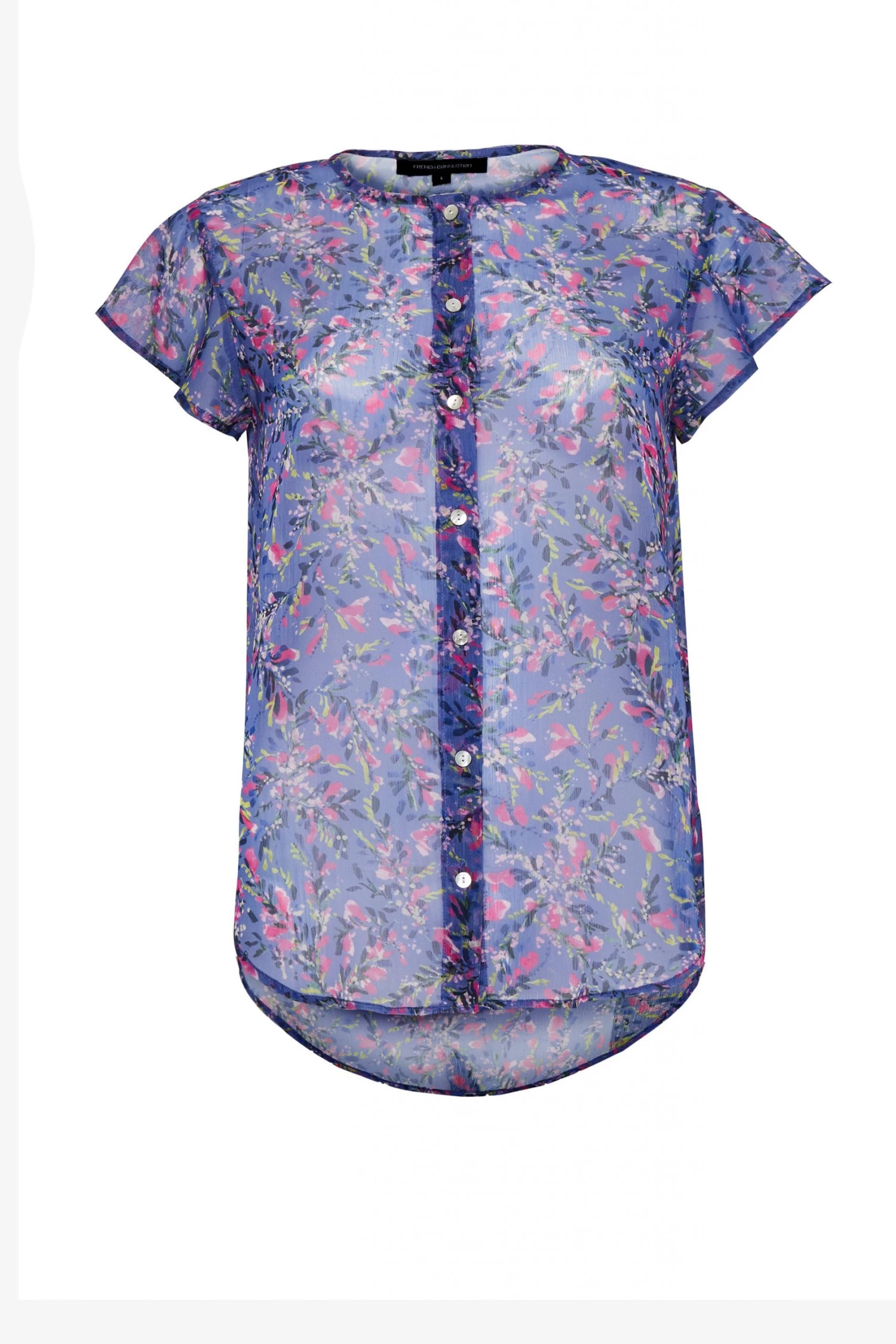 French Connection Flores Crinkle Shirt 9 French Connection Flores Crinkle Shirt