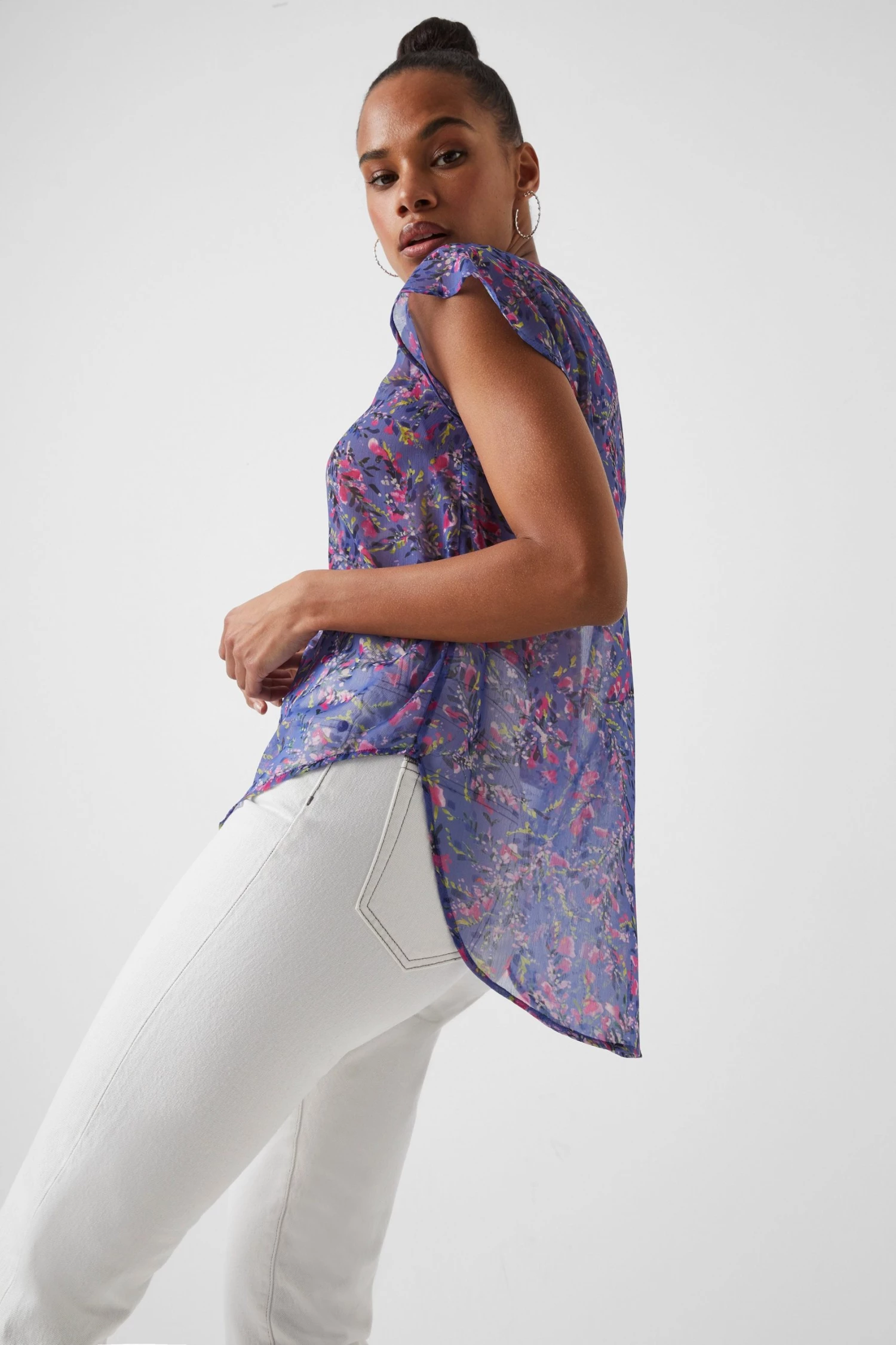 French Connection Flores Crinkle Shirt 3 French Connection Flores Crinkle Shirt