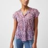 French Connection Flores Crinkle Shirt Last Chance To Buy