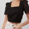 French Connection Sale Baintana Lace Crop Top