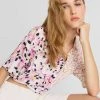 French Connection Yulia Printed Cropped Shirt