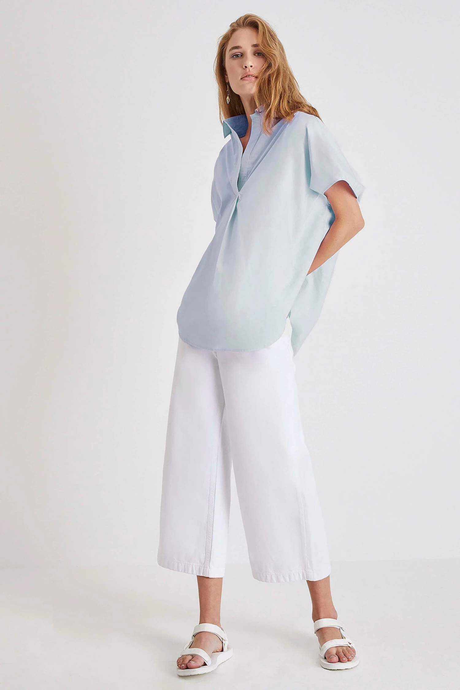 French Connection Sale Cele Rhodes Short-Sleeved Shirt 4 French Connection Sale Cele Rhodes Short-Sleeved Shirt