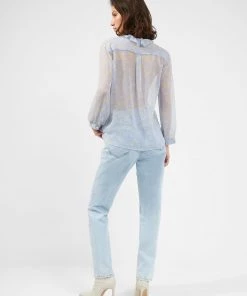 French Connection Bonita Ruffle-Front Shirt Sale