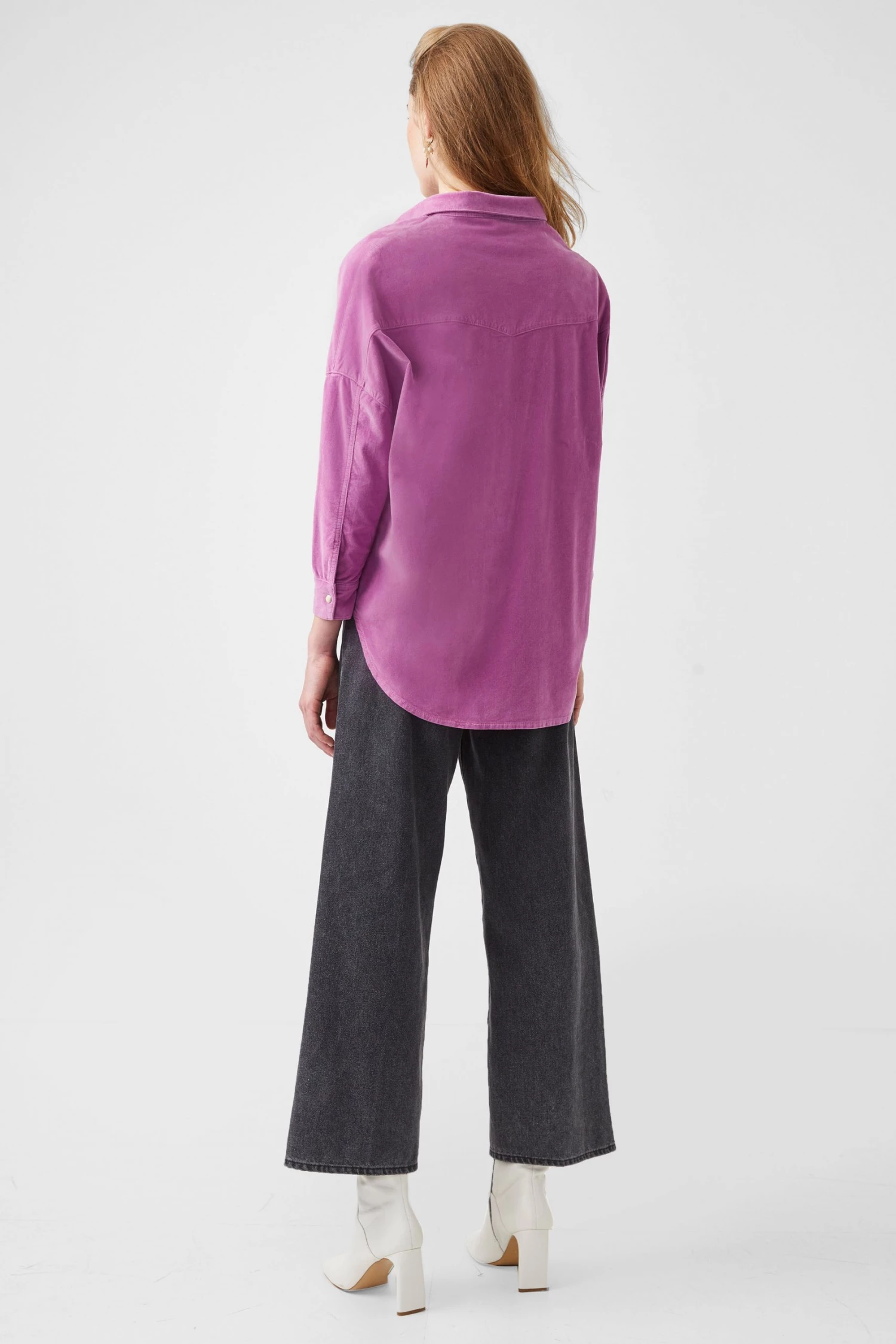 French Connection Sale Paula Micro Cord Rhodes Shacket 6 French Connection Sale Paula Micro Cord Rhodes Shacket