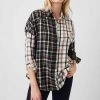 French Connection Sale Panita Organic Check Popover Shirt