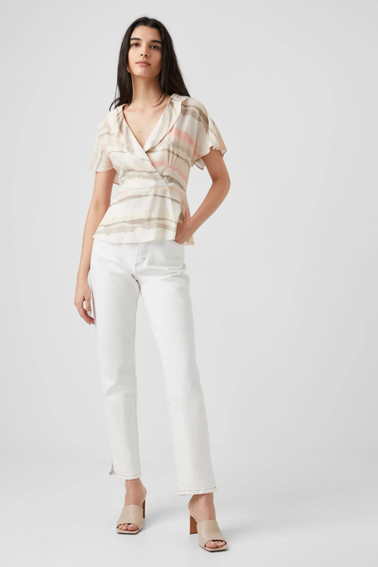 French Connection Sale Hope Drape Wrap Top 6 French Connection Sale Hope Drape Wrap Top