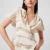 French Connection Sale Hope Drape Wrap Top