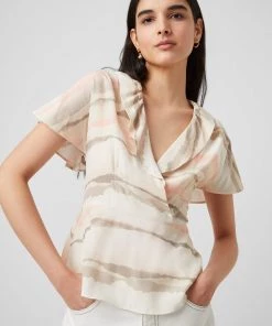 French Connection Sale Hope Drape Wrap Top