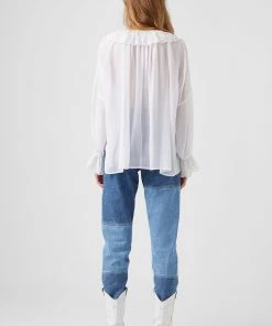 French Connection Ewn Embroidery Recycled Ruffle Blouse 12 French Connection Ewn Embroidery Recycled Ruffle Blouse