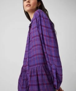 French Connection Sale Gwen Fine Crinkle Rayon Shirt