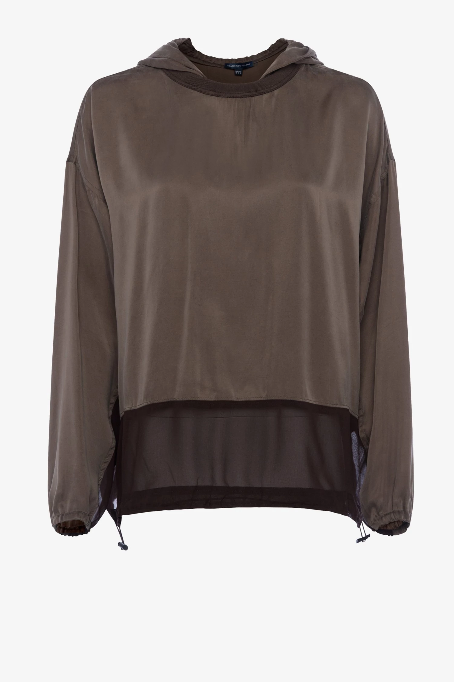 French Connection Altra Satin Mix Hoodie 6 French Connection Altra Satin Mix Hoodie