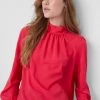 French Connection Arina Solid Button-Neck Top Sale