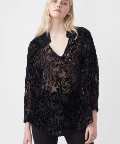 French Connection Sale Gemna Devoré Pop Over Top