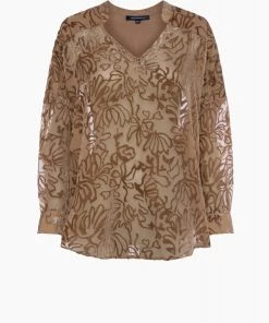 French Connection Sale Gemna Devoré Pop Over Top