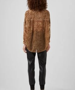 French Connection Sale Gemna Devoré Pop Over Top