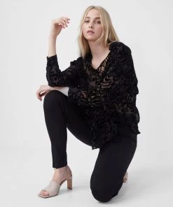 French Connection Sale Gemna Devoré Pop Over Top