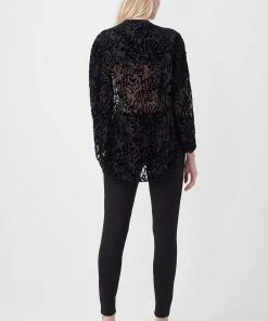 French Connection Sale Gemna Devoré Pop Over Top 12 French Connection Sale Gemna Devoré Pop Over Top