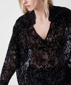 French Connection Sale Gemna Devoré Pop Over Top 10 French Connection Sale Gemna Devoré Pop Over Top