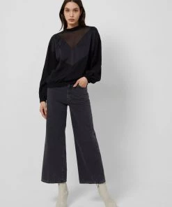 French Connection Erla Mix Chevron Top Sale