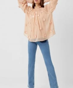 French Connection Aziza Lace Long-Sleeved Top Sale 10 French Connection Aziza Lace Long-Sleeved Top Sale