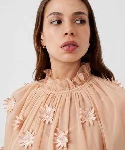 French Connection Aziza Lace Long-Sleeved Top Sale 9 French Connection Aziza Lace Long-Sleeved Top Sale