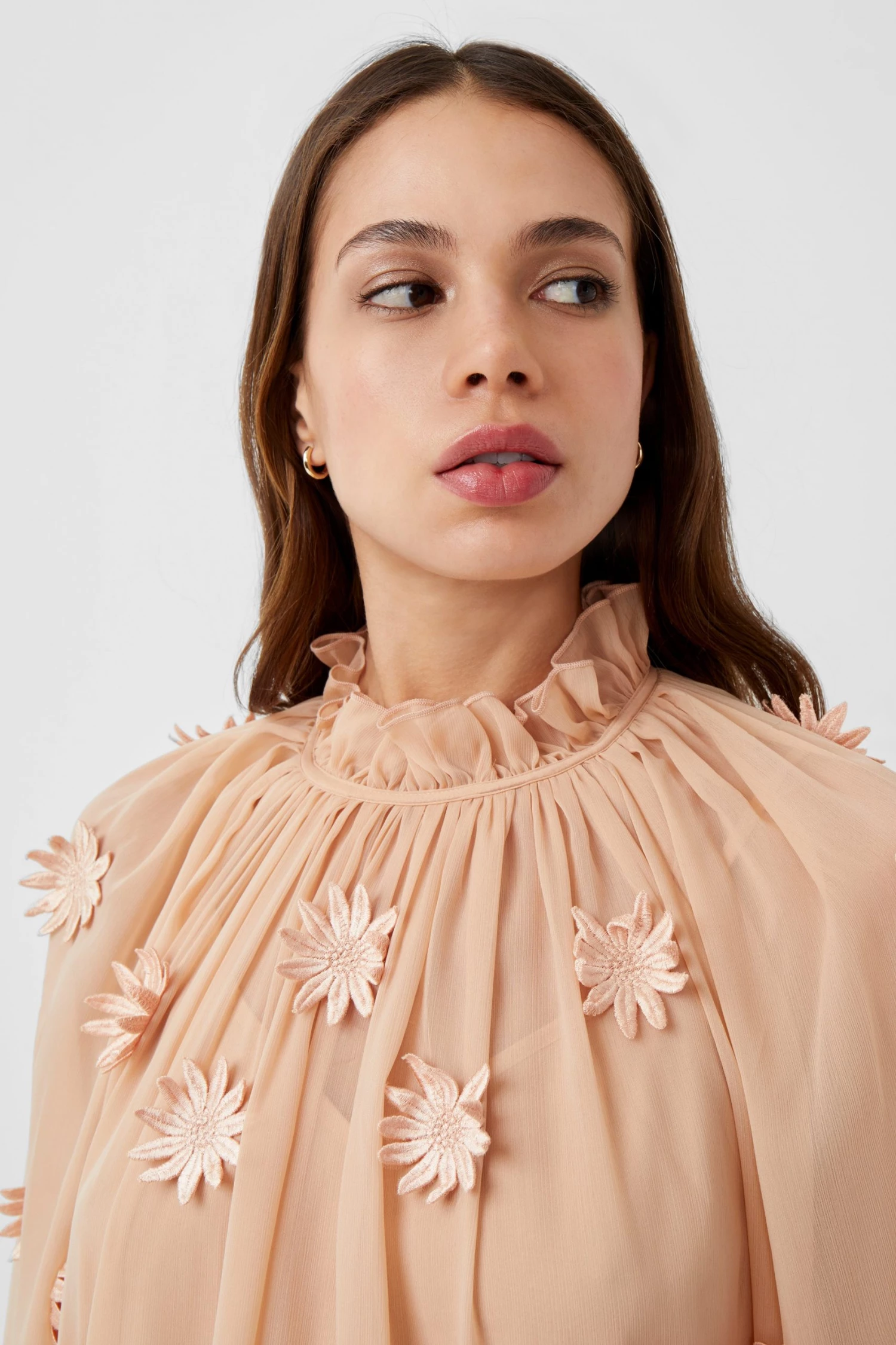 French Connection Aziza Lace Long-Sleeved Top Sale 5 French Connection Aziza Lace Long-Sleeved Top Sale