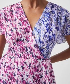 French Connection Sale Courtney Crepe V-Neck Top