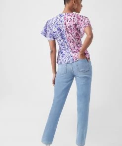 French Connection Sale Courtney Crepe V-Neck Top