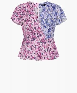 French Connection Sale Courtney Crepe V-Neck Top