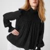 French Connection Sale Boza Crinkle Smocked Top