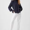 French Connection Sale Boza Crinkle Smocked Top