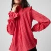 French Connection Sale Boza Crinkle Smocked Top